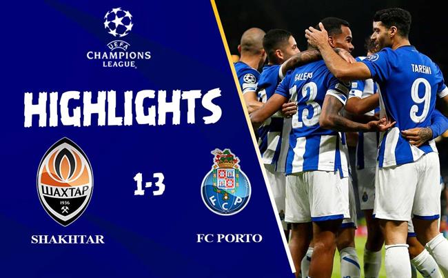 Video Shakhtar Donetsk vs FC Porto cup C1 2023/2024