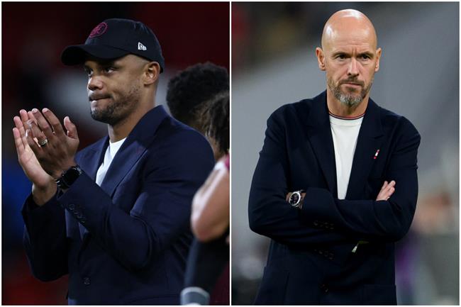 Kompany gui tin nhan cho Erik ten Hag