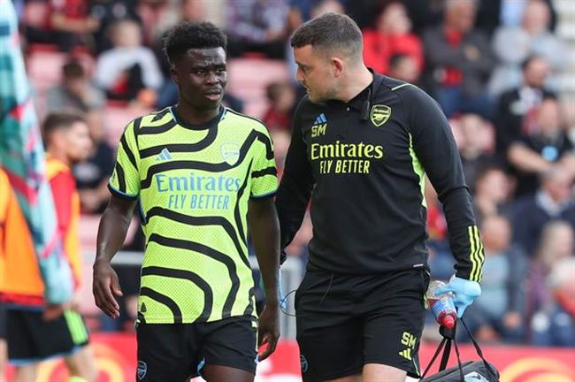 Bukayo Saka bị đau nhưng vẫn ra sân trước Bournemouth Bukayo Saka bi dau nhung van ra san truoc Bournemouth