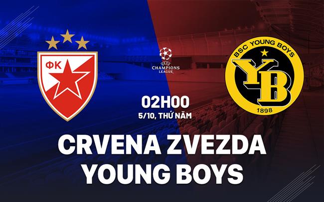 Nhận định Crvena Zvezda vs Young Boys 2h00 ngày 5/10 (Bảng G Champions League 2023/24)