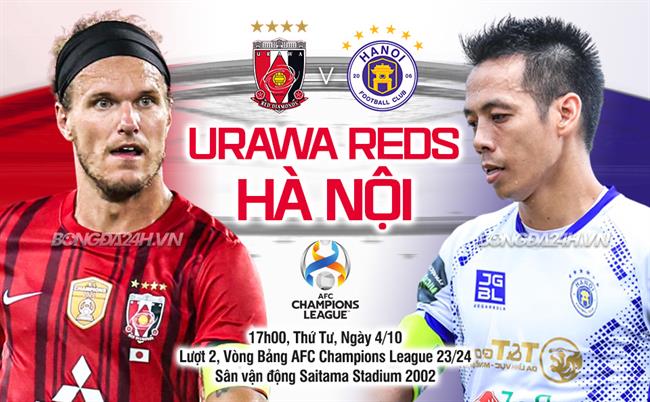 Nhận định Hà Nội vs Urawa Reds (17h00 ngày 4/10): Hy vọng nào nơi đất khách?
