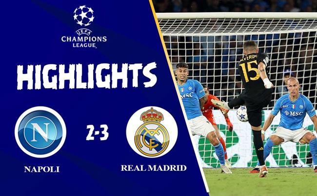 Video Napoli vs Real Madrid cup C1 2023/2024