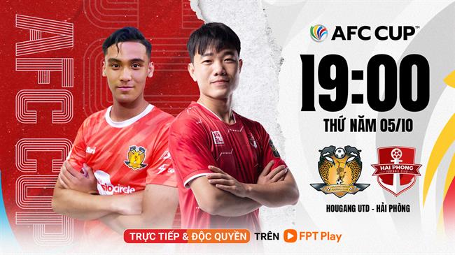 Hải Phòng thua ngược trên đất Singapore ở lượt thứ 2 vòng bảng AFC Cup