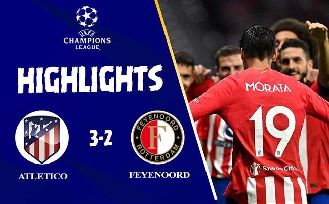 Video Atletico vs Feyenoord cup C1 2023/2024