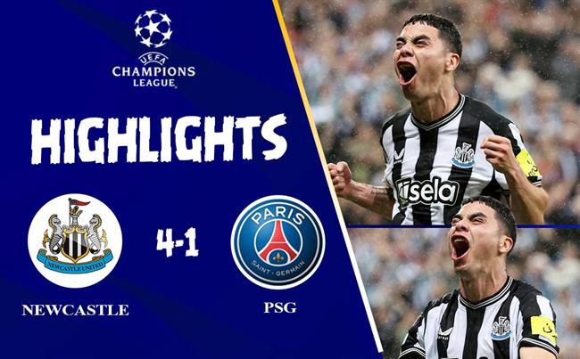Video Newcastle vs PSG cup C1 2023/2024