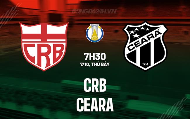 Nhận định - dự đoán CRB vs Ceara 7h30 ngày 7/10 (Hạng 2 Brazil 2023)
