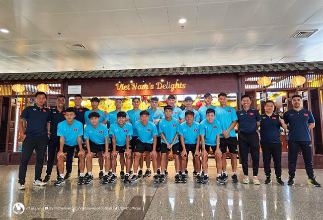 U18 Viet Nam len duong sang Han Quoc du giai Quoc te U18