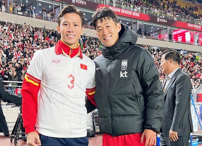 Cuối cùng Quế Ngọc Hải đã được thỏa ước mơ gặp Son Heung Min