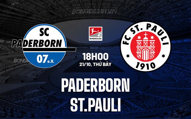 Nhận định Paderborn vs St Pauli 18h00 ngày 21/10 (Hạng 2 Đức 2023/24)