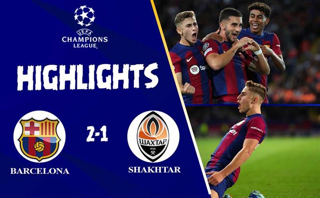Video Barca vs Shakhtar Donetsk cup C1 2023/2024