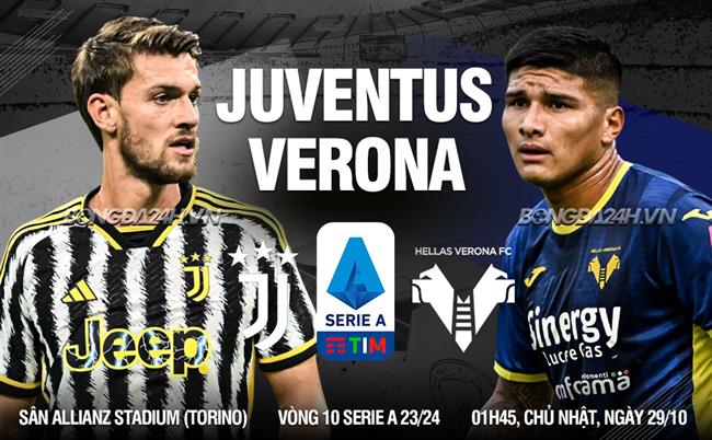 Nhận định Juventus Vs Hellas Verona 01h45 Ngày 29 10