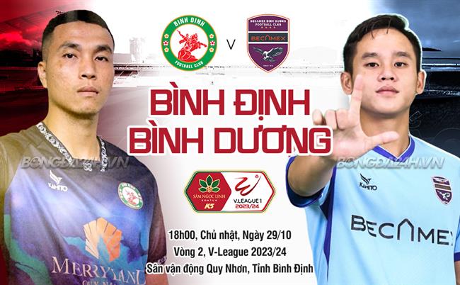 Nhận định Bình Định vs Bình Dương (18h00 ngày 29/10): Đối đầu căng thẳng