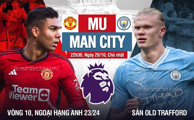 Nhận định MU vs Man City (22h30 ngày 29/10): Đưa Quỷ đỏ trở lại mặt đất