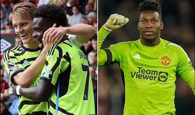 NHM Arsenal tức giận khi Onana xếp trên Saka 1 NHM Arsenal tức giận khi Onana xếp trên Saka 1