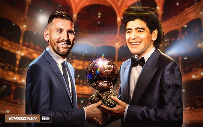 Leo Messi giành Quả bóng vàng: Ngày sinh nhật trọn vẹn của Diego Maradona
