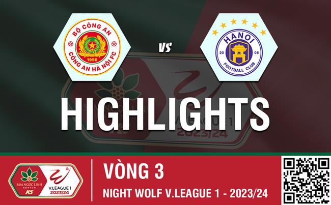 Highlights CAHN - Hà Nội | Chưa ra khỏi hang | Vòng 3 V-League 2023/24