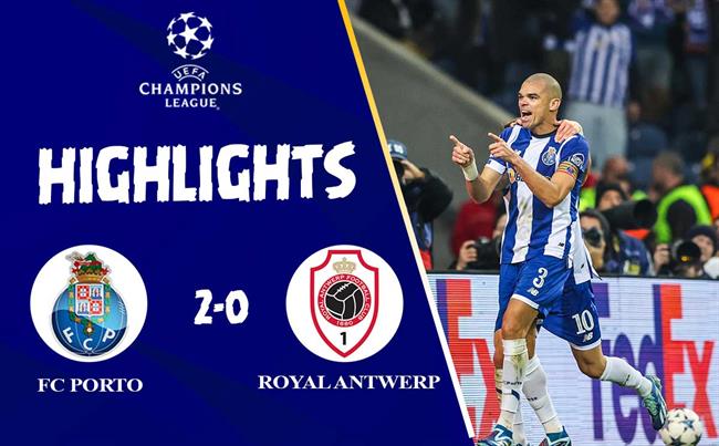 Video FC Porto vs Royal Antwerp cup C1 2023/2024