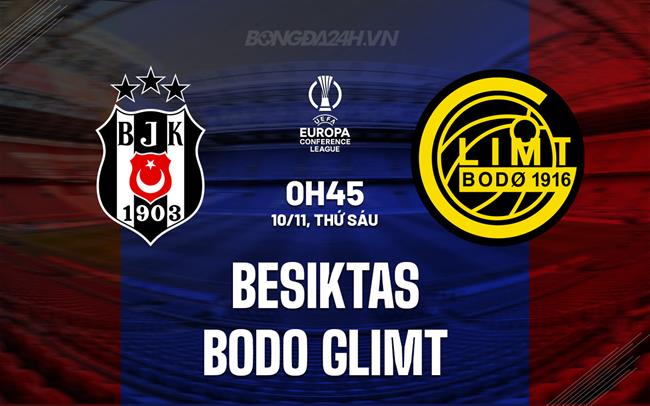 Nhận định Besiktas vs Bodo Glimt 0h45 ngày 10/11 (Conference League 2023/24)