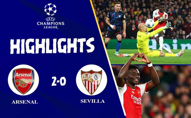 Video Arsenal vs Sevilla cup C1 2023/2024