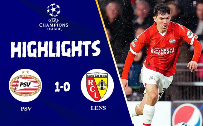 Video PSV Eindhoven vs Lens cup C1 2023/2024
