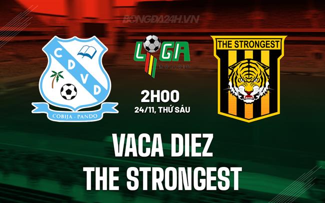 Nhận định Vaca Diez vs The Strongest 2h00 ngày 24/11 (VĐQG Bolivia 2023)