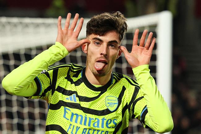 Bàn thắng vào lưới Brentford là lí do Arsenal mua Kai Havertz