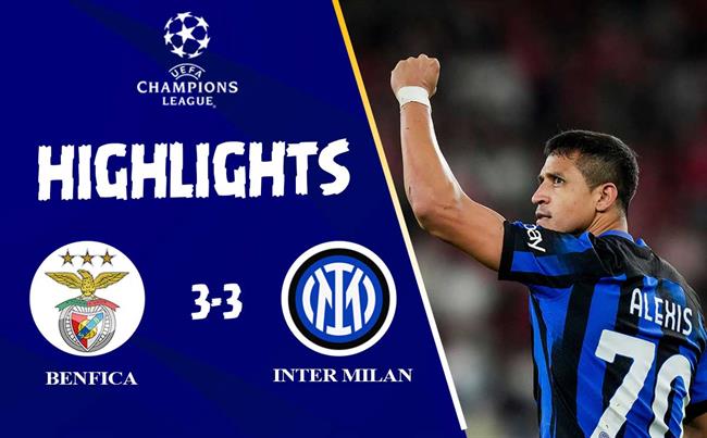 Video Benfica vs Inter Milan cup C1 2023/2024