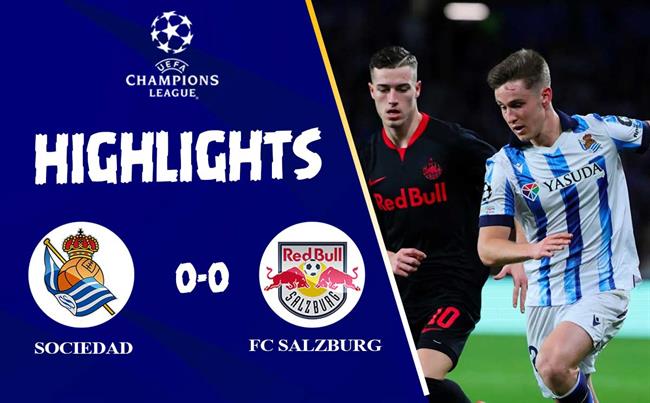 Video Real Sociedad vs FC Salzburg cup C1 2023/2024