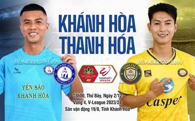Nhận định Khánh Hòa vs Thanh Hóa (18h00 ngày 2/12): Kịch bản cũ lặp lại?