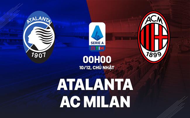 Nhận định bóng đá Atalanta vs AC Milan 0h00 ngày 10/12 (Serie A 2023/24)