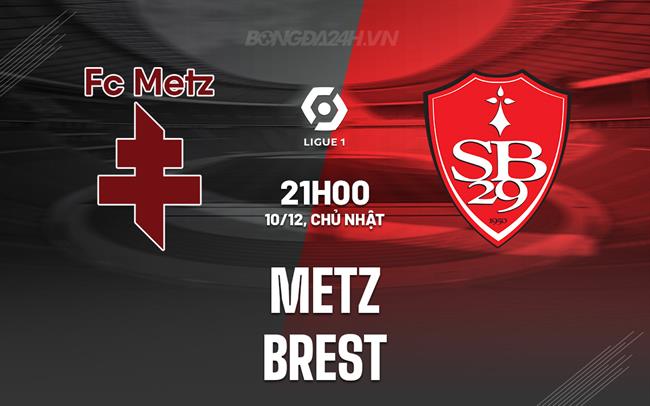 Nhận định - dự đoán Metz vs Brest 21h00 ngày 10/12 (VĐQG Pháp 2023/24)