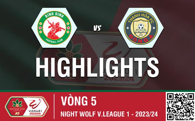 Highlights Bình Định - Thanh Hóa | Thủ môn quá báo | Vòng 5 V-League 2023/24