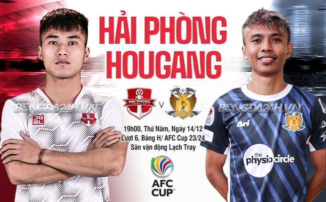 Video Hải Phòng 4-0 Hougang (AFC Cup 2023/24)