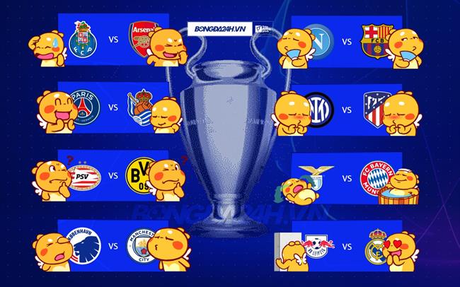 Dự đoán kết quả vòng 1/8 Champions League: Khó cho Barcelona và PSG