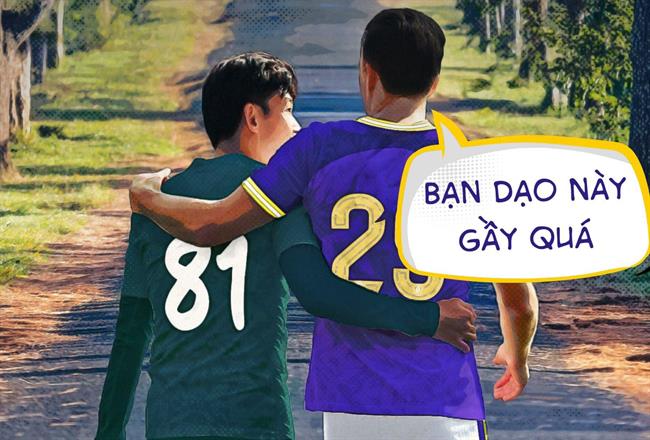 Khó đỡ với tấm poster của CLB Hà Nội trước trận đấu với HAGL