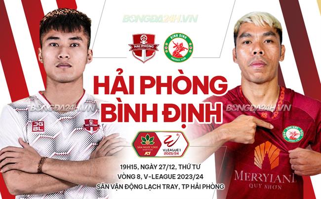 Nhận định Hải Phòng vs Bình Định (19h15 ngày 27/12): Rửa hận được không?