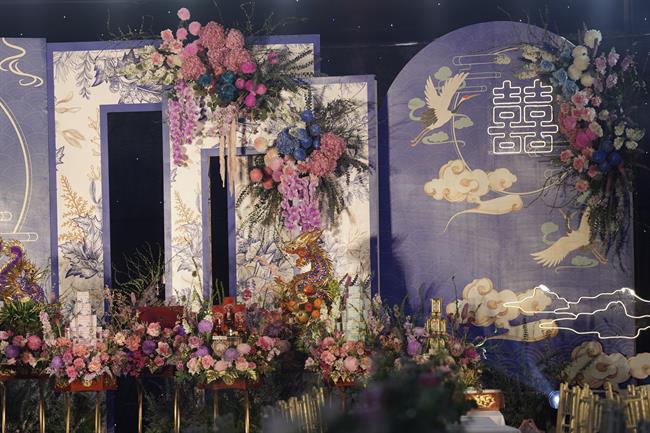 Cận cạnh dàn tráp trong đám cưới của tiền vệ Quang Hải