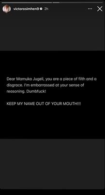 Osimhen công khai chỉ trích người đại diện của Kvaratskhelia 1 Osimhen công khai chỉ trích người đại diện của Kvaratskhelia 1