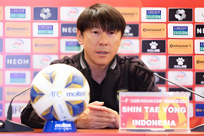 Không tự ti vào thứ hạng FIFA, HLV Shin Tae Yong muốn Indonesia giành 4 điểm ở bảng D