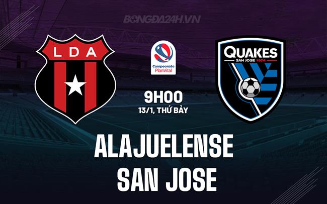 Nhận định Alajuelense vs San Jose 9h00 ngày 13/1 (VĐQG Costa Rica 2023)