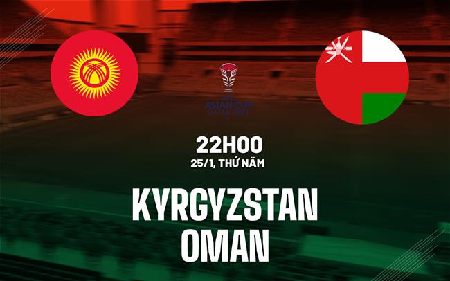 Nhận định Kyrgyzstan vs Oman 22h00 ngày 25/1 (Bảng F Asian Cup 2023)