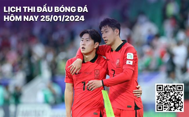 Lich thi dau bong da hom nay 25/1/2024