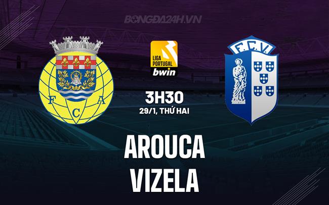 Nhận định Arouca vs Vizela 3h30 ngày 29/1 (VĐQG Bồ Đào Nha 2023/24)