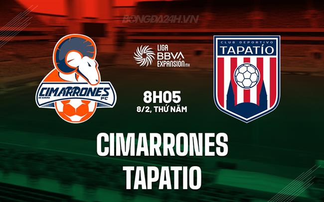 Nhận định Cimarrones vs Tapatio 10h05 ngày 8/2 (Hạng 2 Mexico 2023/24)