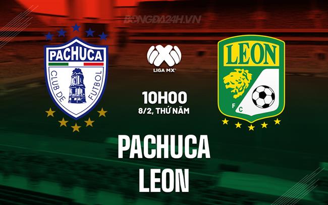 Nhận định - dự đoán Pachuca vs Leon 10h00 ngày 8/2 (VĐQG Mexico 2023/24)