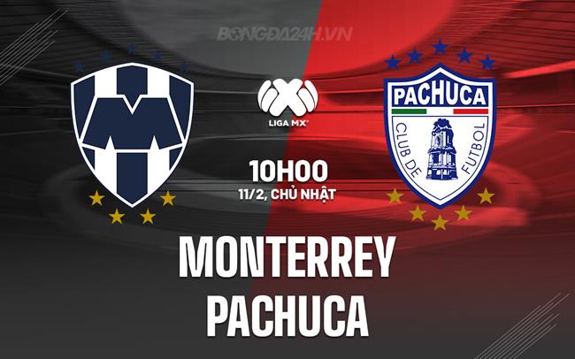 Nhận định Monterrey vs Pachuca 10h10 ngày 11/2 (VĐQG Mexico 2023/24)