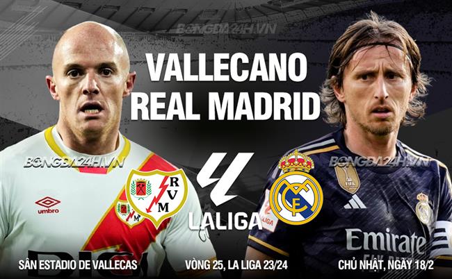 Nhận định Rayo Vallecano vs Real Madrid (20h00 ngày 18/2): Mồi ngon cho “Kền kền”