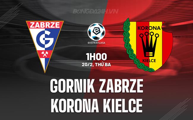 Nhận định Gornik Zabrze vs Korona Kielce 1h00 ngày 20/2 (VĐQG Ba Lan 2023/24)