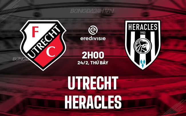 Nhận định Utrecht vs Heracles 2h00 ngày 24/2 (VĐQG Hà Lan 2023/24)