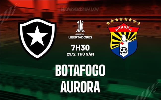 Nhận định Botafogo RJ vs Aurora 7h30 ngày 29/2 (Copa Libertadores 2024)